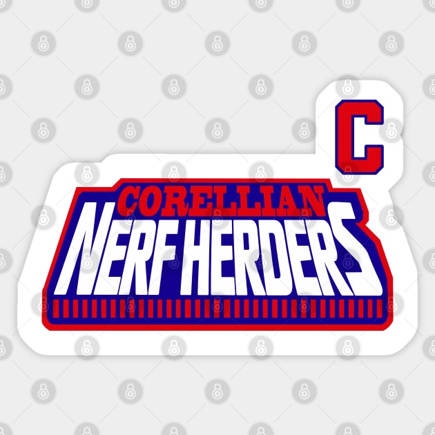 Nerf Herders Hockey Sticker by PopCultureShirts